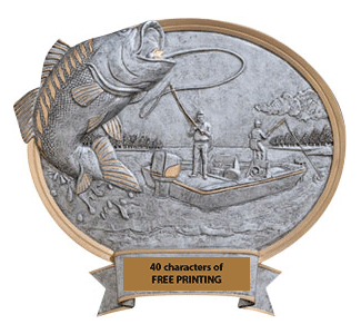 fishing trophy plaque